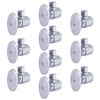 Hausen 1/2 in. FIP Inlet x 3/8 in. O.D. Comp Outlet Multi Turn Angle Valve, 10PK HA-SS111-10